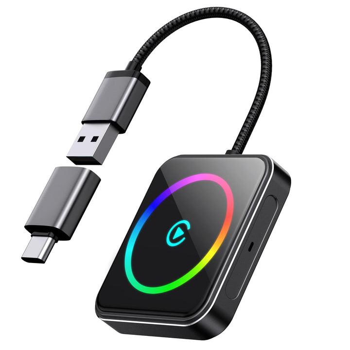 Veement 2-In-1 Carplay Wireless Adapter, Android Auto Wireless Adapter von Carplay Wired Auf Wireles