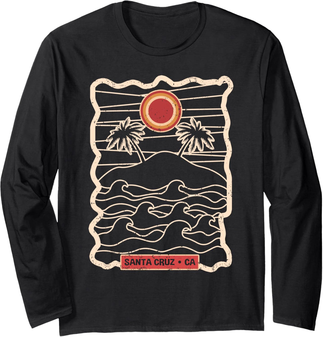 Santa Cruz - Kalifornien - Surfers Club Langarmshirt