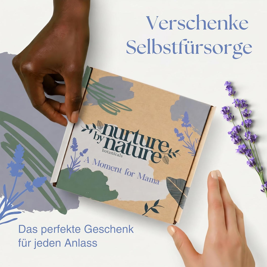 Nurture by Nature | Geschenk-Set Moment for Mama | Geschenke für Mama | Körperbutter, Duschöl, äther