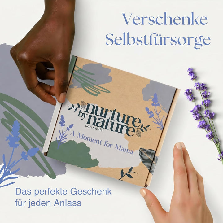 Nurture by Nature | Geschenk-Set Moment for Mama | Geschenke für Mama | Körperbutter, Duschöl, äther
