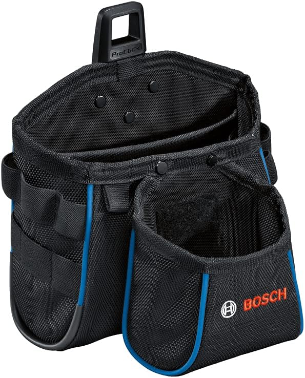 Bosch Professional ProClick Werkzeuggürtel-Set: 1x Gürtel 93 (Grösse S/M), 1x Tasche GWT 4, 1x Tasch
