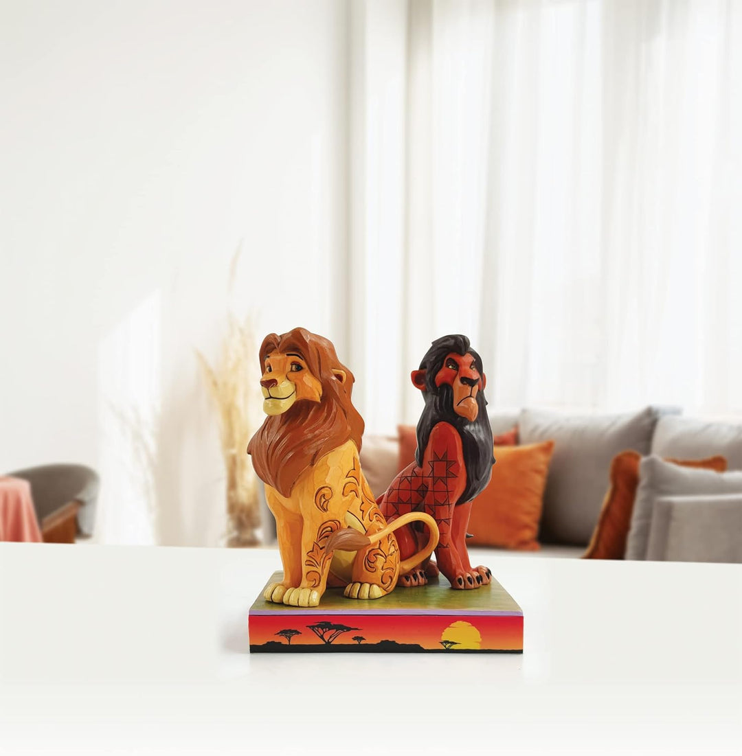 Disney Traditions Simba und Narbenfigur, Höhe 16,5 cm height 16.5cm Mehrfarbig, height 16.5cm Mehrfa