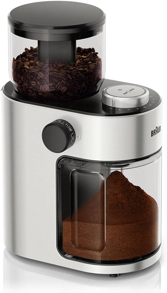 Braun FreshSet KG7070 Kaffeemühle | French Press, Filterkaffee, Espresso | 15 Mahlgrad-Einstellungen