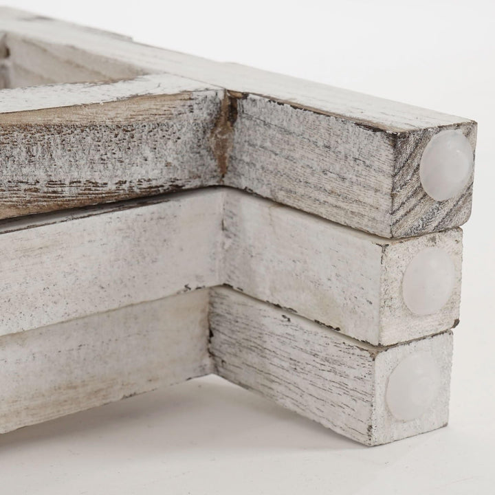 Mendler Pflanzregal T275, Standregal Blumenständer Pflanzkasten, 65x108x15cm, Holz Shabby-Look Vinta