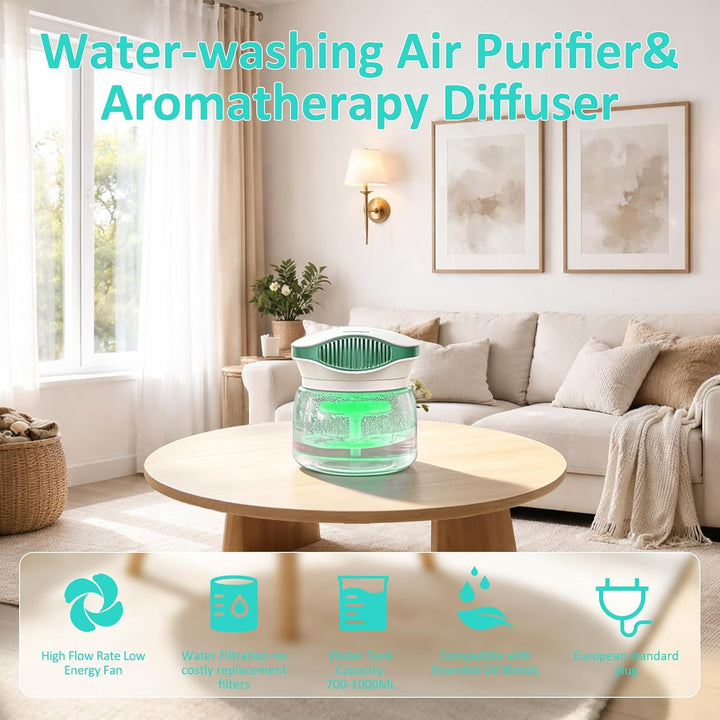 Lufterfrischer Luftbefeuchter Aroma Diffuser Ioniser with 30ml Water Soluble Lavender Essential oill