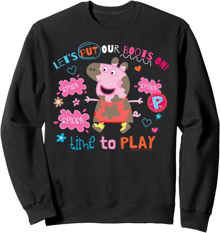 Peppa Pig Boots On To Play Sweatshirt