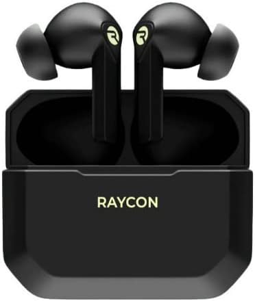 Raycon The Gaming Bluetooth True Kabellose Earbuds mit integriertem Mikrofon, geringer Latenz, 31 St