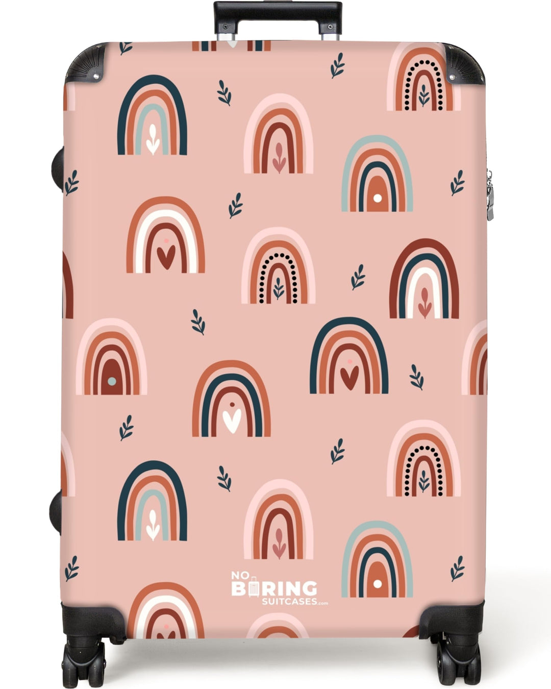 NoBoringSuitcases.com® Koffer XL Gross 77x51.5x28 cm Hartschale Reisekoffer 4 Rollen Leicht Koffer T