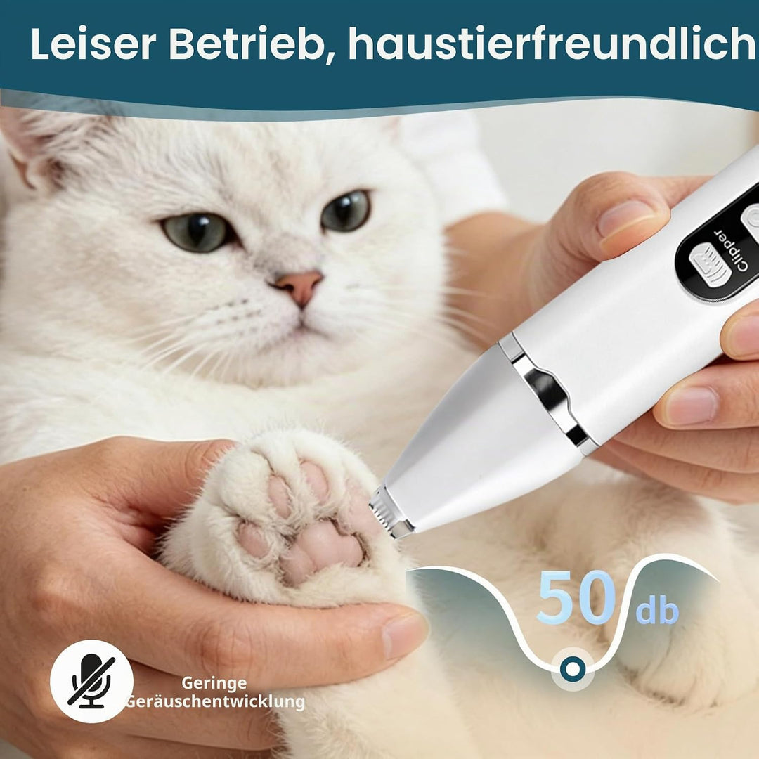 Hundeschermaschine Profi Set, Schermaschine Hund &amp; Katze Leise Tierhaarschneidemaschine, Hundehaarsc