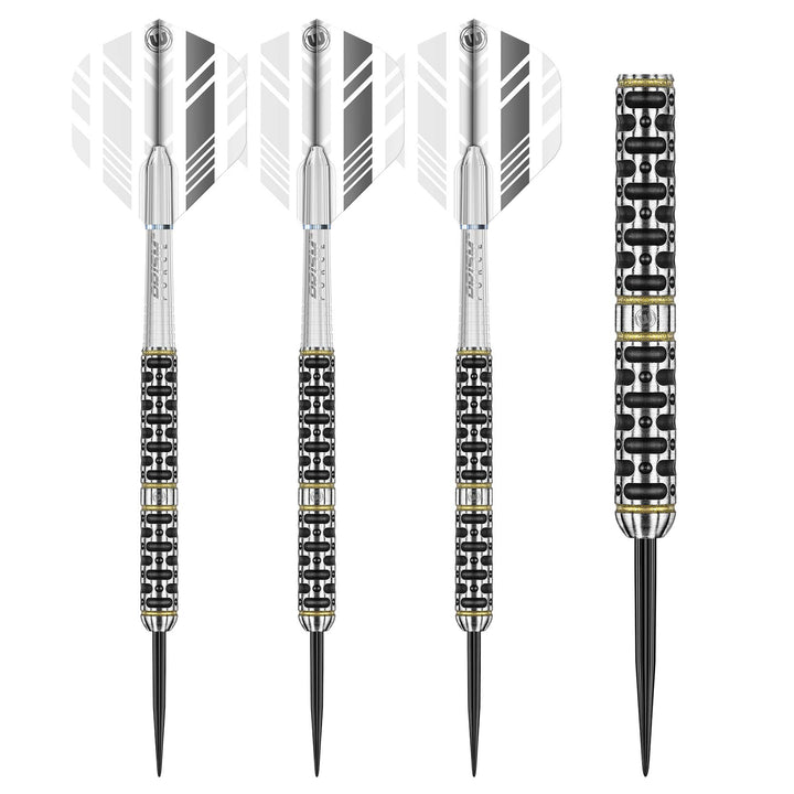 WINMAU Steve Brown 24 Gram Tungsten Darts with Prism Flights and Shafts (Stems)
