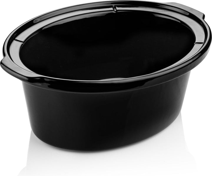 Westinghouse Slow Cooker 6,5 Liter - Schongarer Kochtopf aus Edelstahl, mit Warmhaltefunktion, Cool-