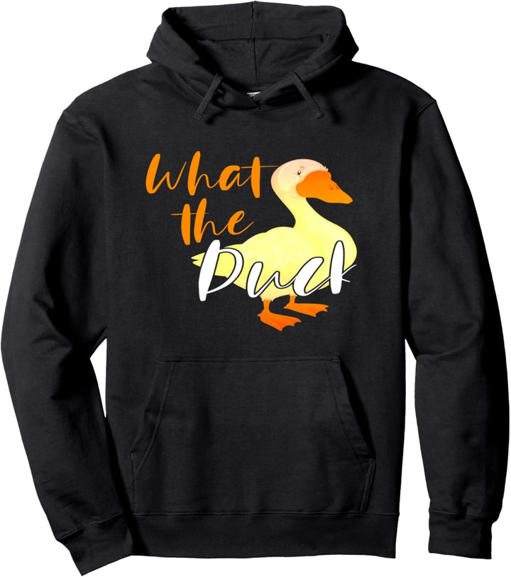 Lustiges What the Duck Fun Entenfans Pullover Hoodie