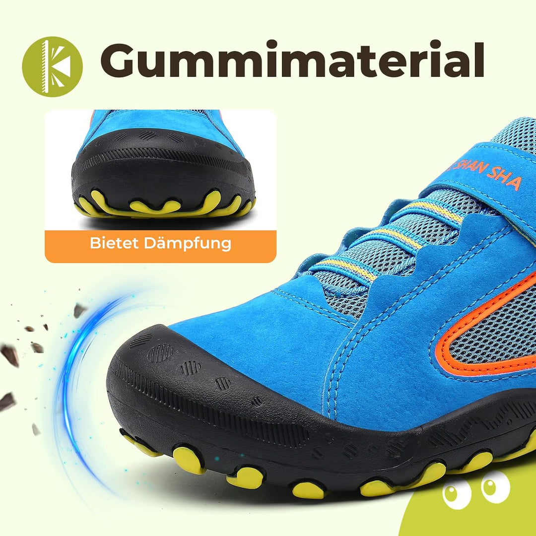 Mishansha Unisex-Kinder Turnschuhe Trekkingschuhe Mädchen Wanderschuhe Outdoor Sportschuhe 24-38 27