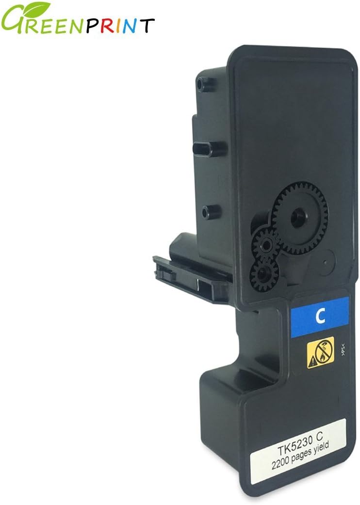 GREENPRINT 4 Farben TK5230 TK-5230 TK 5230 Kompatible Tonerkartusche 2600 Seiten für Schwarz & 2200