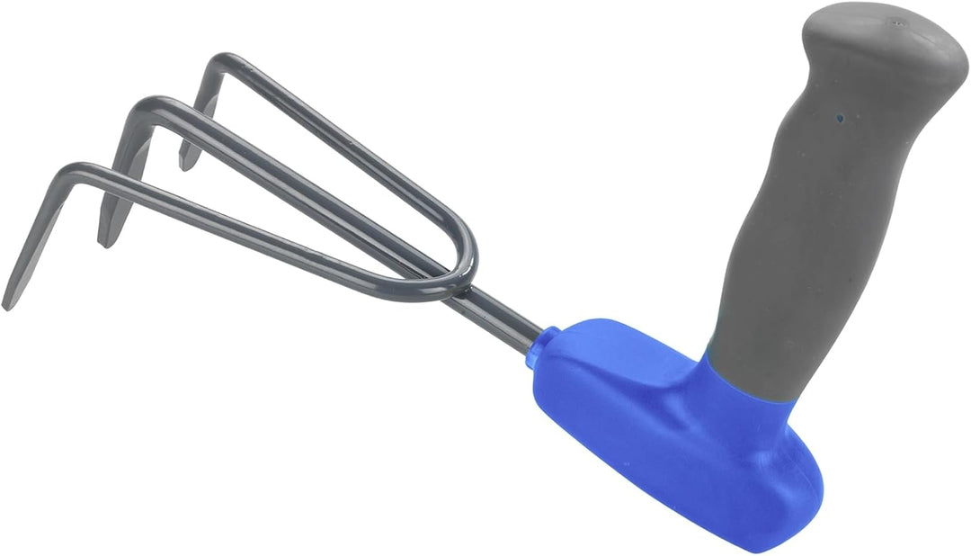 Maximex Ergonomisches Gartenset 3tlg., gelenkschonend, Gartenschaufel, Harke & Unkrautjäter Set