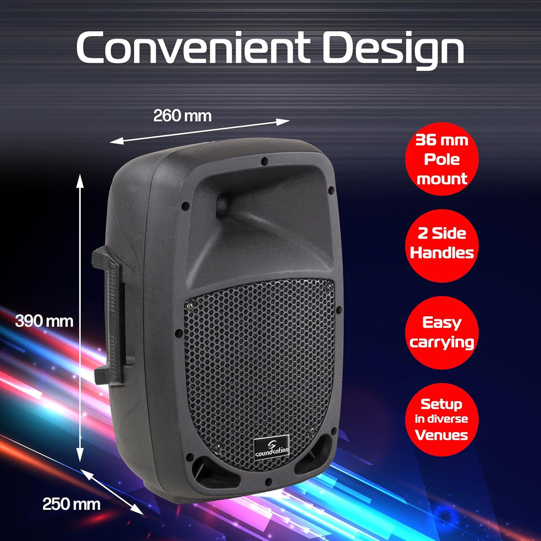 SOUNDSATION Go-Sound 2-Wege-Lautsprecher (300 W)