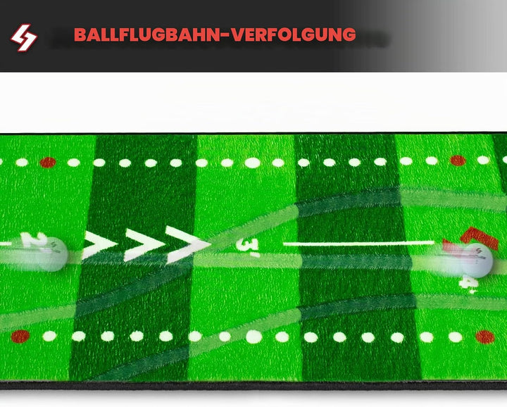 SAPLIZE Golf Putting Matte, Optionen von Bundle A (Trajectory Tracing, mit Mehreren Trainingsmodi) o