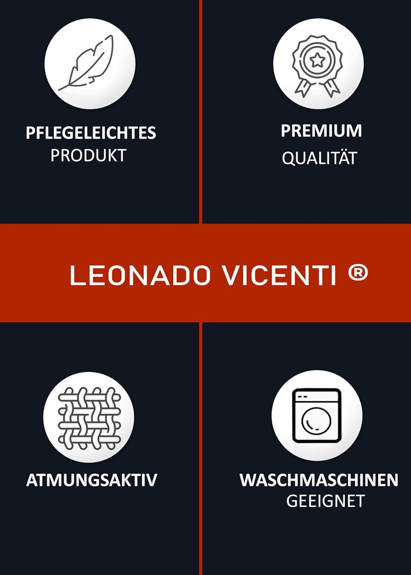 Leonado Vicenti 4tlg. Bettwäsche Mr und Mrs 135x200 Partnerbettwäsche-Set Herz Rot Bezug Kissen mit