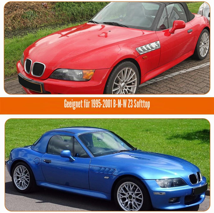 Halbgarage für BMW Z3 1995-2001, 420D Oxford, wasserdichte Auto-Abdeckung, Allwetterschutz, Sonnen-,