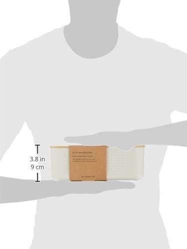 Bodum 11740-913 Bistro Brotkasten klein Brotkasten, Kunststoff, Holz, Weiss, 19.399999999999999 x 29