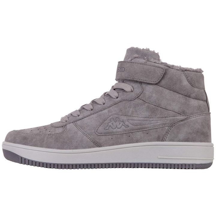 Kappa Unisex Bash Mid Fur Strassen-Laufschuh 36 EU Grau, 36 EU Grau