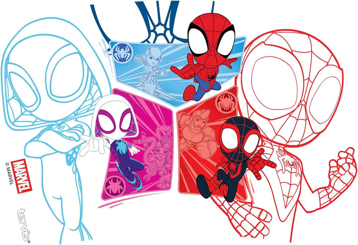 Tervis Marvel Spider Man Spidey and Friends Made in USA Double Walled Insulated Tumbler, 10oz Wavy,