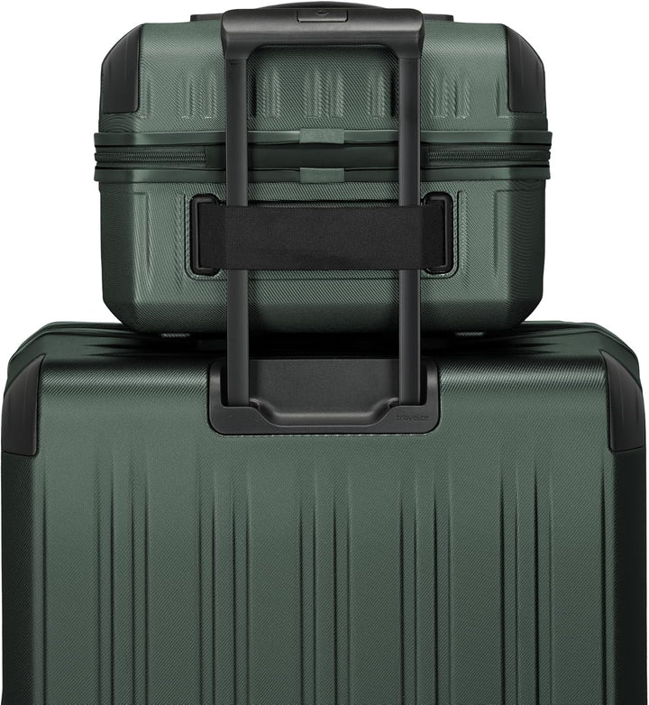 travelite Beautycase DYNAMIIC, Kosmetikkoffer Hartschale, 38 cm, 20 Liter Green, Green