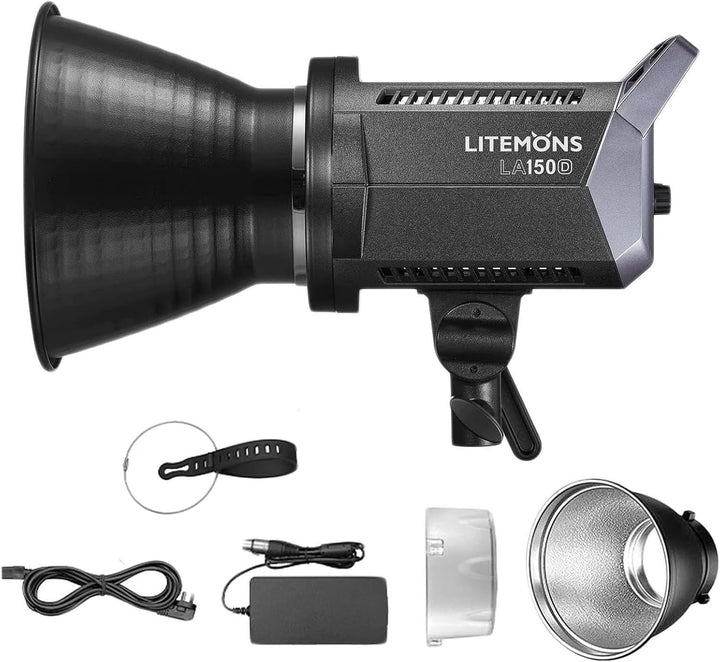 GODOX LA150D LED Videolicht, Litemons LED Continuous Light 101000Lux 1m,2800-6500K APP-Steuerung 8 F