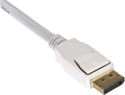 Delock Displayport Kabel DP -> DP St/St 5.00m weiss 4K Single, Single