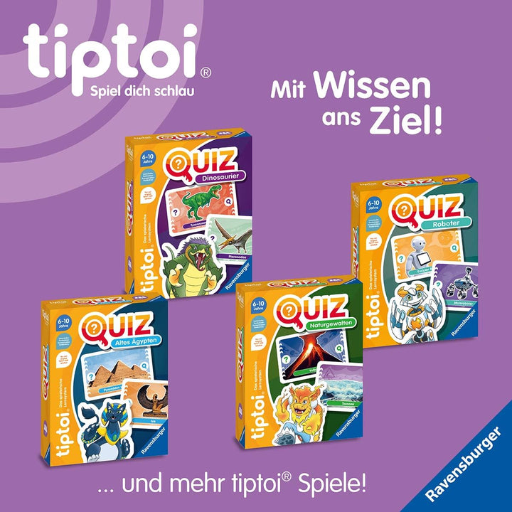 Ravensburger tiptoi 00167 Quiz Naturgewalten, Quizspiel für Kinder ab 6 Jahren, für 1-4 Spieler