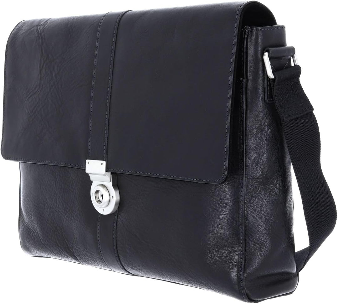 Leonhard Heyden Bergamo Messenger Bag L Black