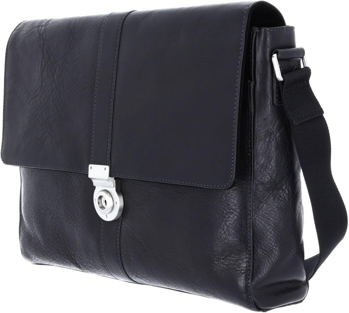 Leonhard Heyden Bergamo Messenger Bag L Black