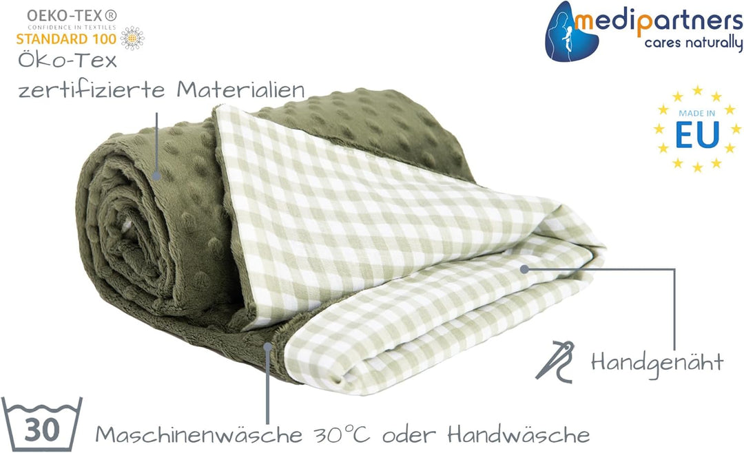 Medi Partners Babydecke Baby Decke Neugeborenen - Kuscheldecke Geschenk Babydecken 75x100cm für Klei