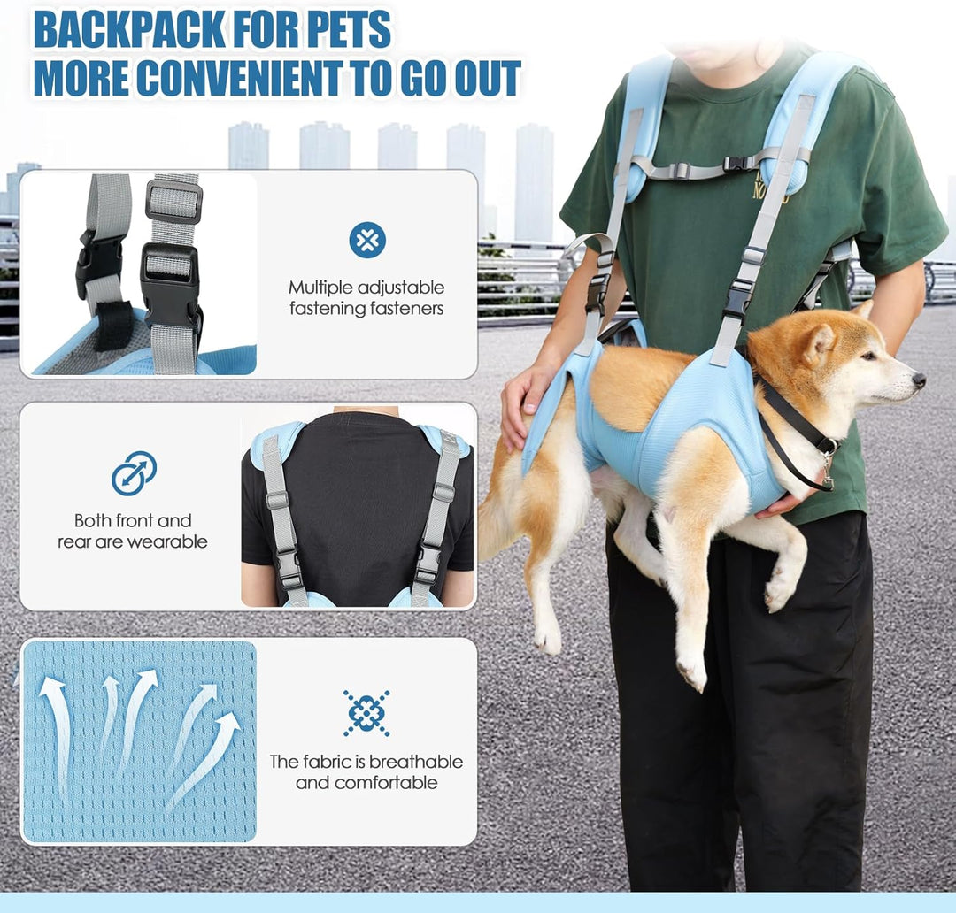 BT Bear Tragetuch für Hunde, tragbarer Outdoor-Rucksack, Notfall-Rucksack, Haustier-Tragetasche für
