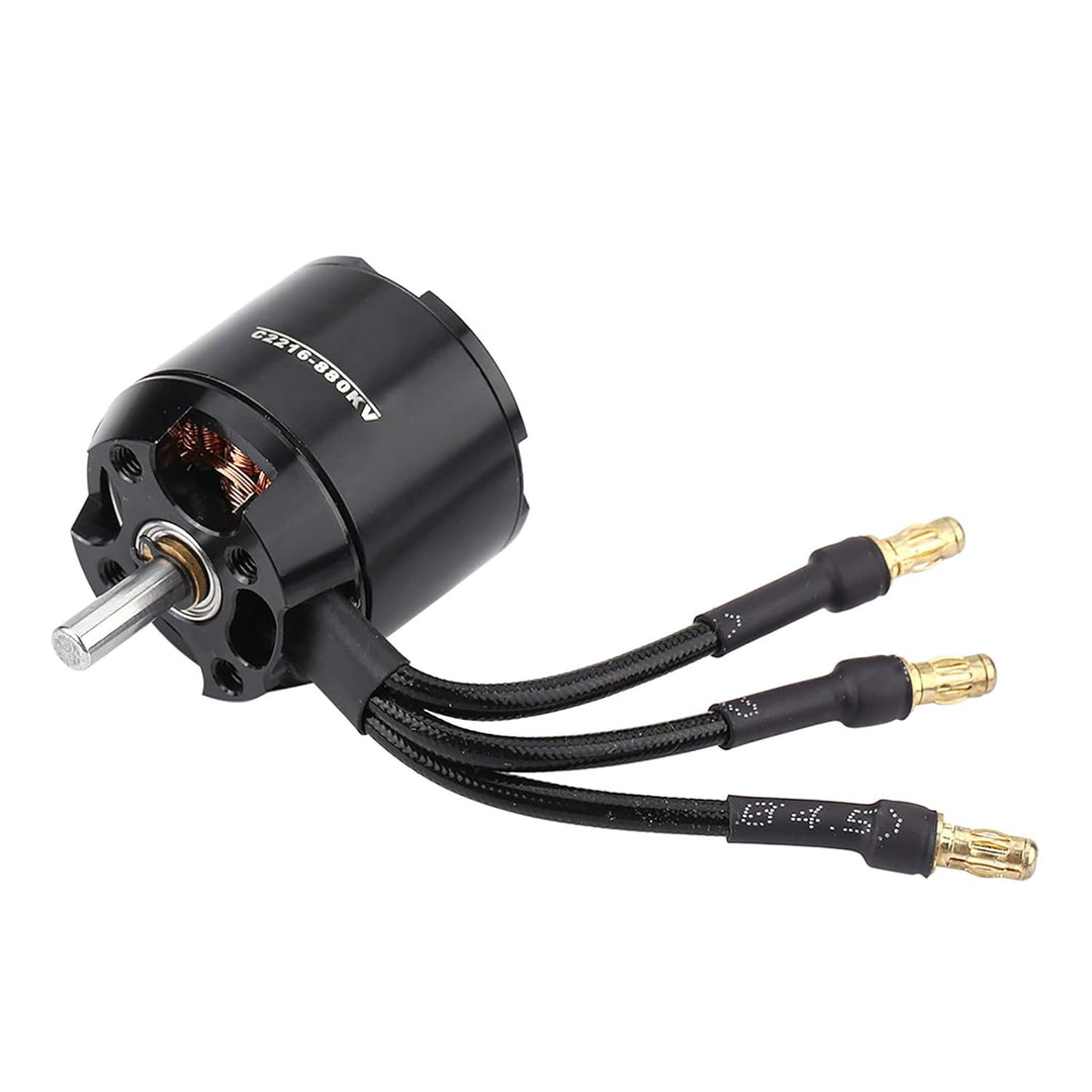 Dilwe RC-Motor, 2216 880KV-Motor für RC-Flugzeug-Fernbedienung mit Fernbedienung