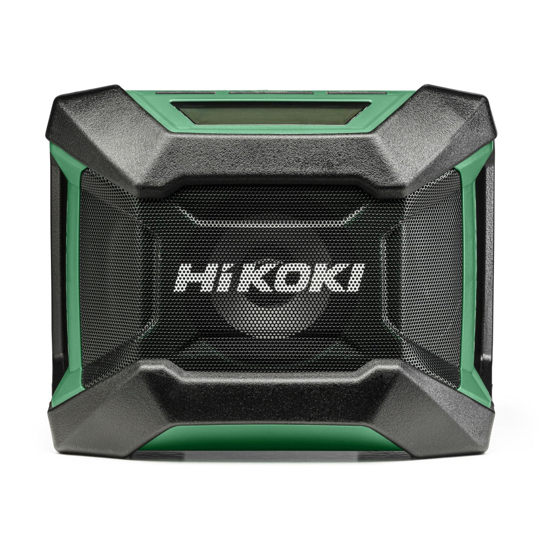 HiKOKI Akku-Baustellenradio UR18DA (Schnurloses Radio, Radiofrequenz: FM/DAB, kann mit Netzadapter o