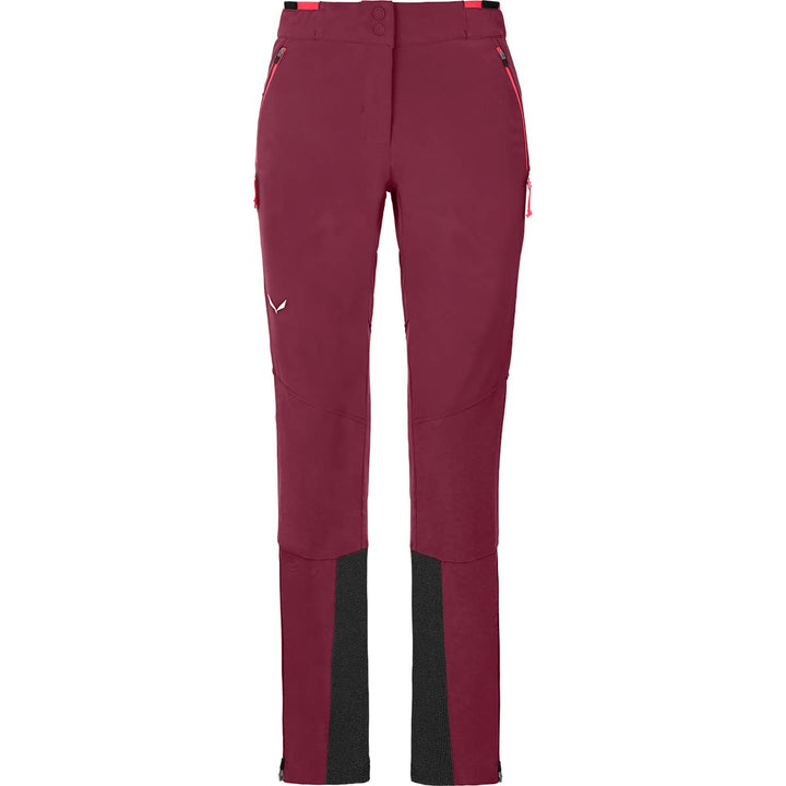 Salewa Damen LAGORAI DST W PNT, Skitourenhose 44W / 38L Rhodo Red/6080, 44W / 38L Rhodo Red/6080