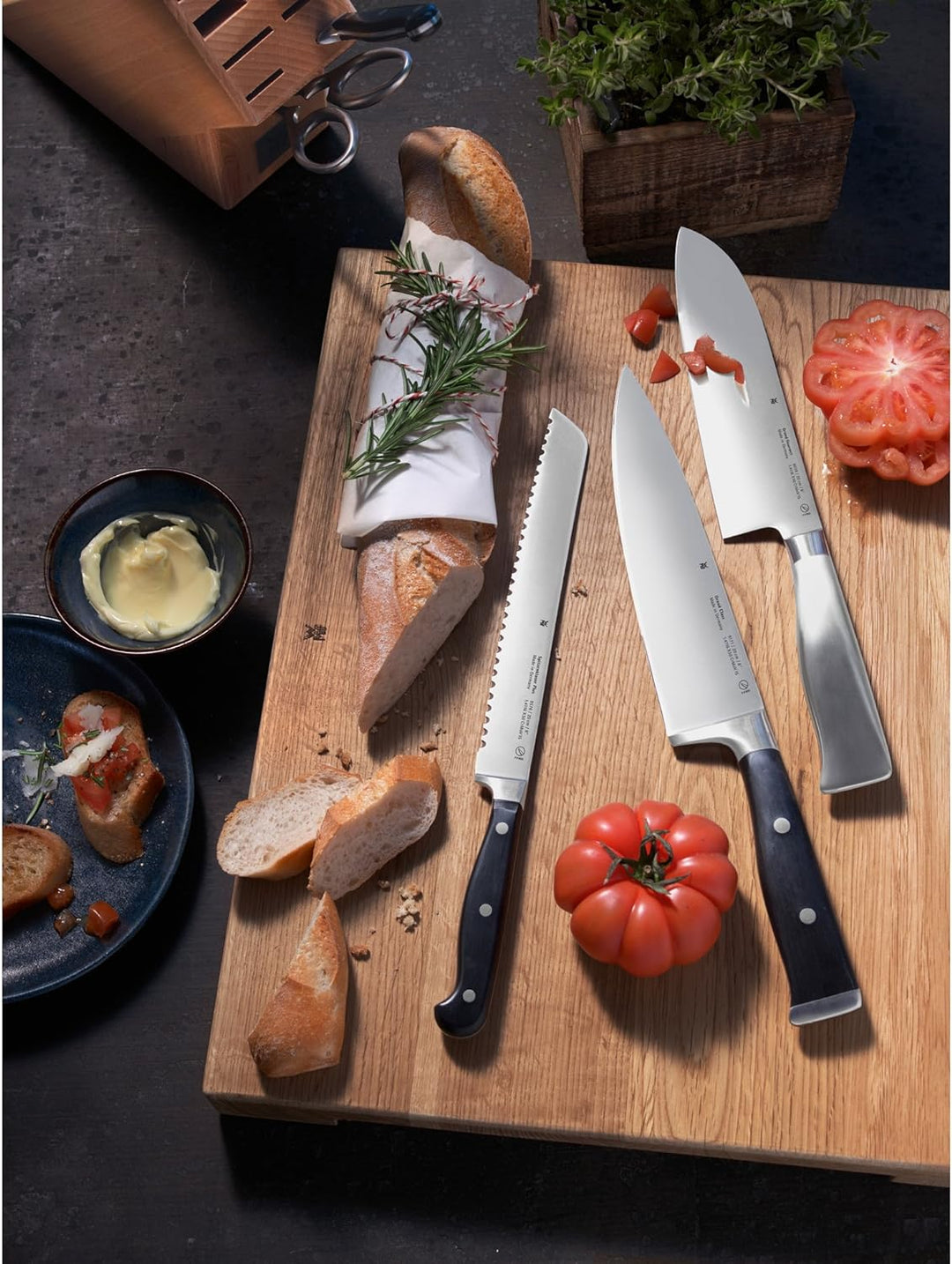 WMF Grand Gourmet Allzweckmesser 23 cm, Made in Germany, Messer geschmiedet, Performance Cut, Spezia