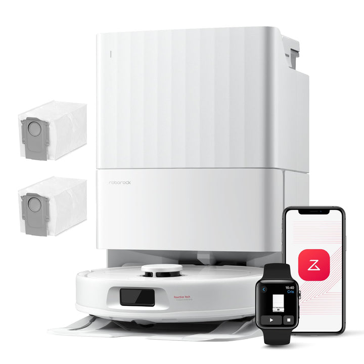 roborock Qrevo Serie Saugroboter mit Wischfunktion, 8000Pa Saugkraft(verbessert von Qrevo S), Anti-V