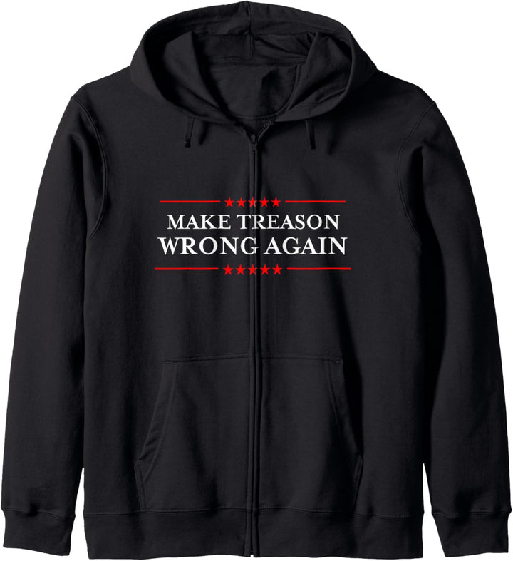 Make Treason Wrong Again Political Resist Lying Anti-Trump Kapuzenjacke
