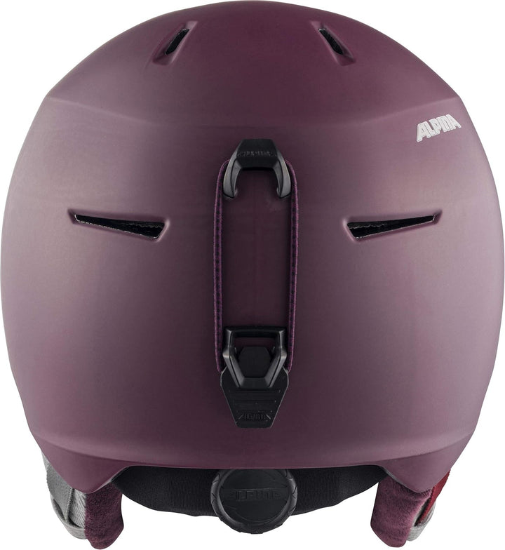 ALPINA MAROI JR - Sicherer, Bruchfester & Individuell Anpassbarer Skihelm Für Kinder charcoal-neon m
