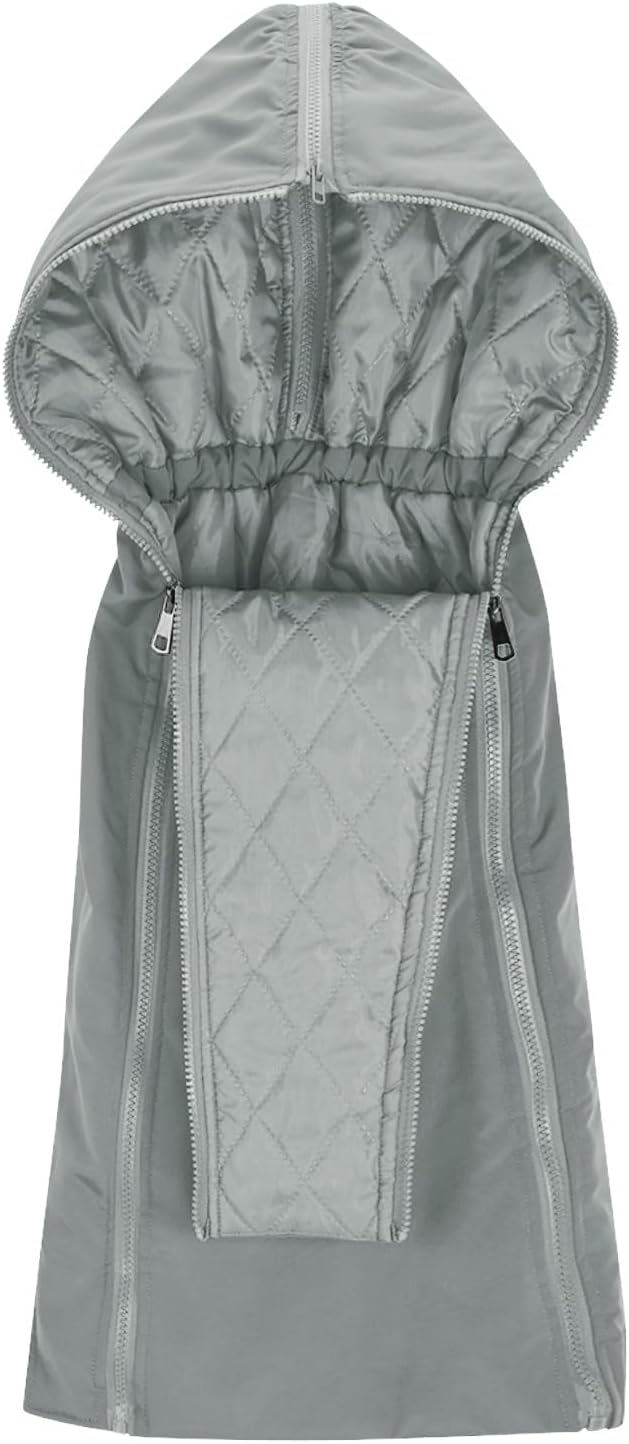 Wintermantel Damen Warm Winterjacke Gefüttert Winter Parka Umstands Baumwolljacke 3 in 1 Winter Lang