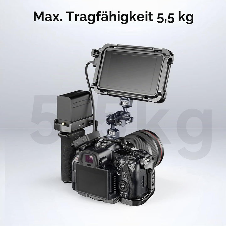 SMALLRIG Dual Ball Heads Magic Arm mit 1/4"-20 Schrauben, max. Belastung 6 kg, nur 88 g, aus Alumini