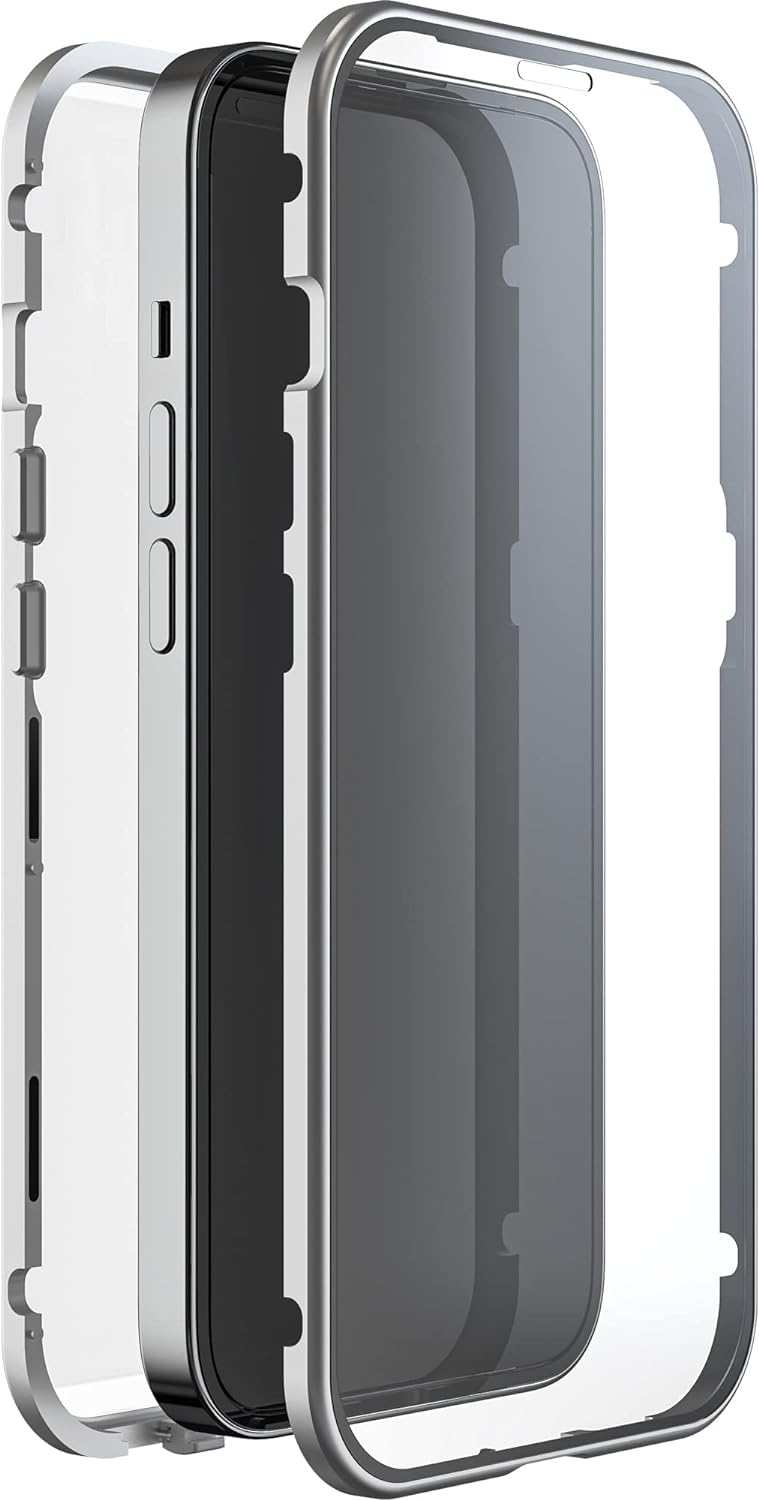 Black Rock - Hülle 360 Grad Glass Case Passend für Apple iPhone 14 I Handyhülle, Magnet Verschluss (