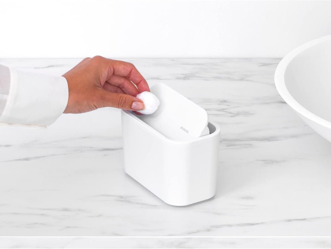Brabantia - Mindset Abfallbehälter - Für Kleine Abfälle - Abnehmbarer Schwingdeckel - Pflegeleicht -