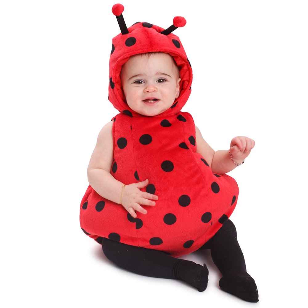 Dress Up America 866-0-6 Outfit-Grösse 0-6 Monate Baby Mädchen Marienkäfer Kostüm, (Gewicht 8-15 Lb,