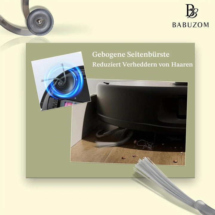 Zubehör für Roborock QV 35A / QV 35S Staubsauger, 2 Hauptbürste, 4 Hepa-Filter, 4 Wischtücher, 6 Sta