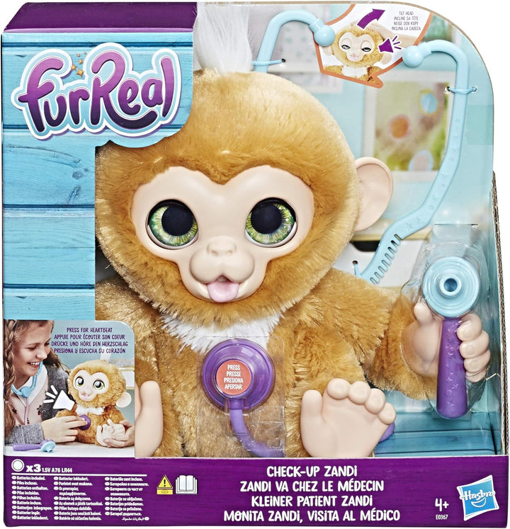 Hasbro FurReal E0367EU4 - Kleiner Patient Zandi interaktives Plüschtier