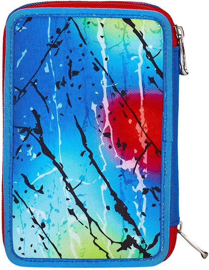 Seven Pen Pad Federmäppchen, Mäppchen, Mehrfarbig, Federtasche für Schreibwaren, Etui mit Stiften, K