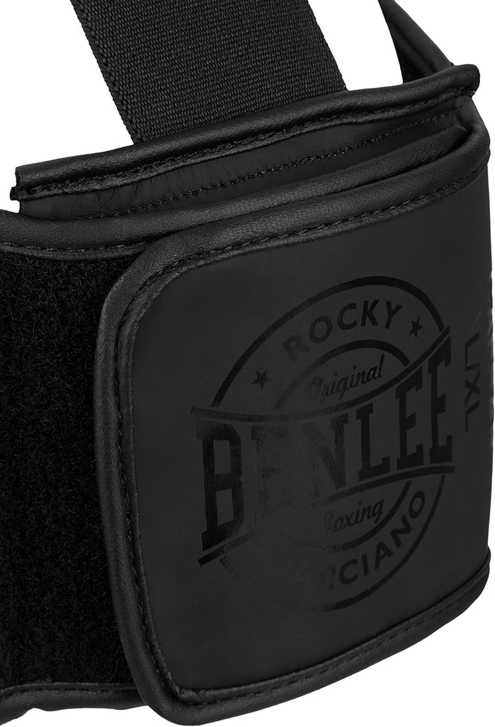 BENLEE Kopfschutz aus Kunstleder Black Label Caesar Schwarz S/M, Schwarz S/M